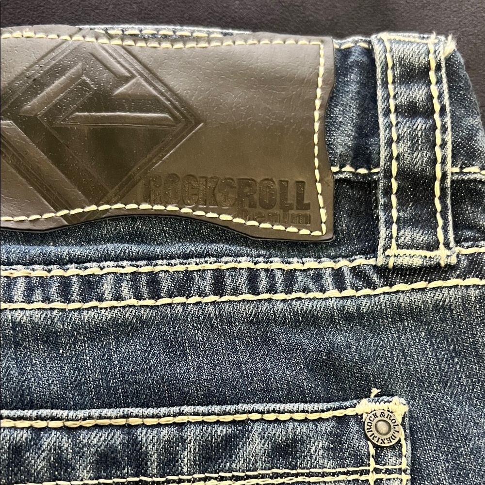 Rock & Roll Denim Men's Classic Blue Jeans